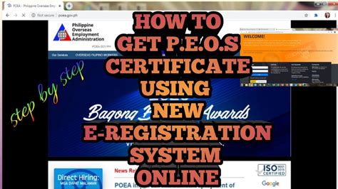 eregistration and peos